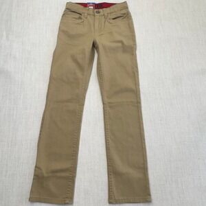 Levis Boys 511 Slim Fit Stretch Adjustable Twill Pants Harvest Gold Khaki Sz 12